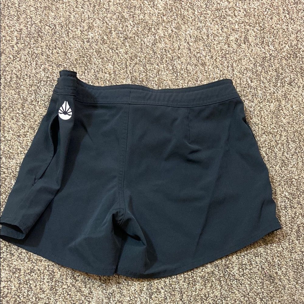 O’rageous Women's Juniors Black Athletic Shorts S